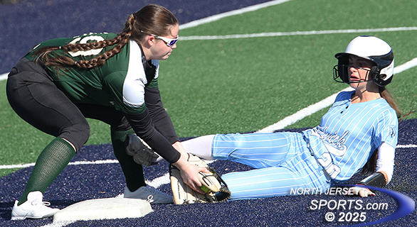 Waldwick's Ava DeCicco sliding into third against Midland Park is NJS.com's Top Shot of the Day!