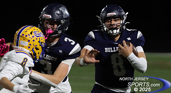 Rutherford runniong the ball in the NJIC final is NJS.com's Top Shot of the Day!